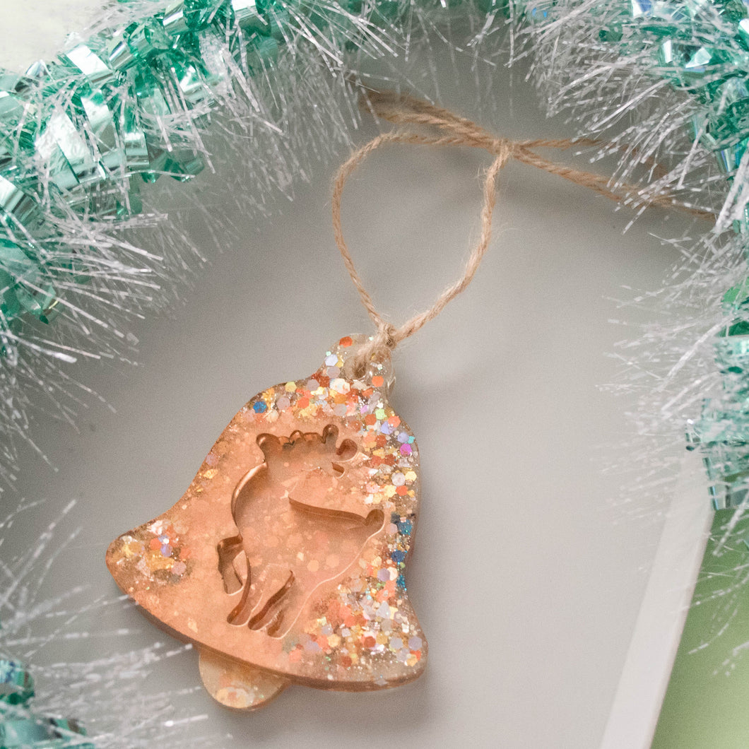 Jolly Bell Bambi Ornament/ Decorative
