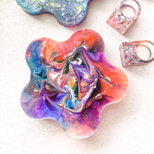 Load image into Gallery viewer, Floral Cosmic Dreams 3 Trinket Dish