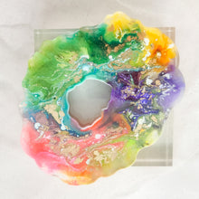 Load image into Gallery viewer, Agate 03 - Psychedelic Infinity Trinket Dish