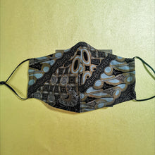 Load image into Gallery viewer, (Preorder) Fabric Face Mask for Men (Size L) - Brown Batik